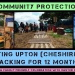Cheshire Anti-Fracking Camp One Year Old Today