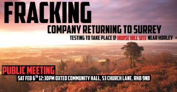 Frack-test to take place in Surrey