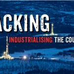 Fracking requires thousands of wells, pipelines, access roads, trucks, flaring, compressor stations, waste disposal plants, injection wells...