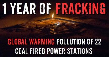 5.3 billion pounds of methane released by fracking industry in a single year