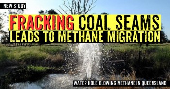 Shale gas and coal bed methane extraction both contaminate water supplies