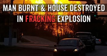 Man burned fleeing Pennsylvania fracking explosion