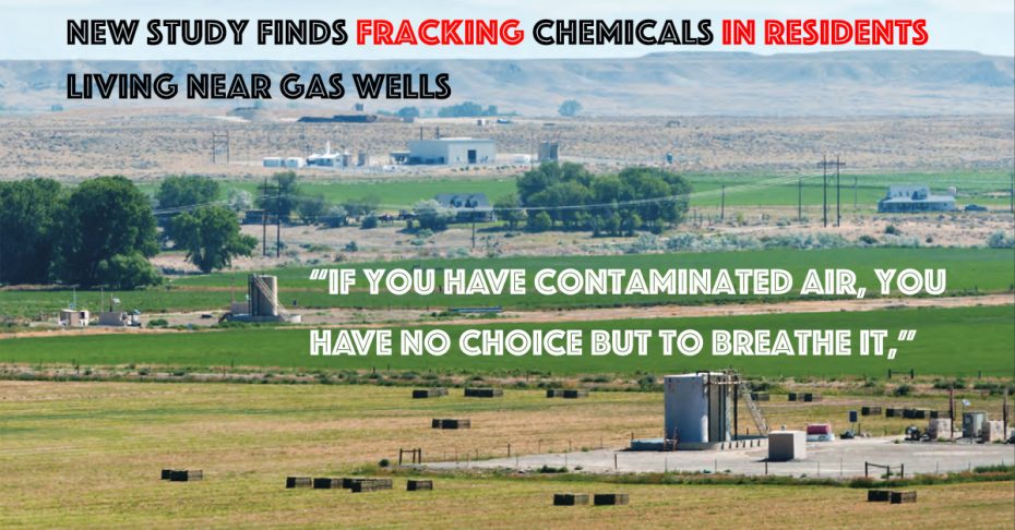 Fracking Air Pollution Study Chemicals In Residents Pavillion Wyoming