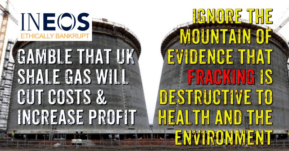 Ineos Ethically Bankrupt Fracking Gamble