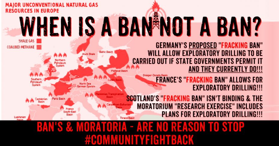 Fracking Bans Are No Reason To Stop #CommunityFightBack