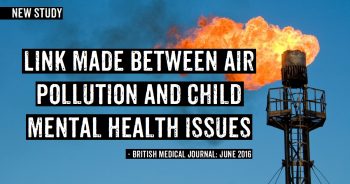 When the fracking industry arrives, air pollution is an immediate threat...