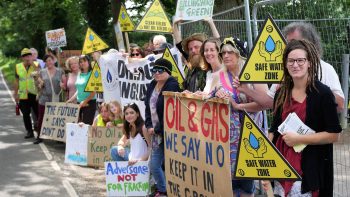 Broadford Bridge Community Fracking Blockade